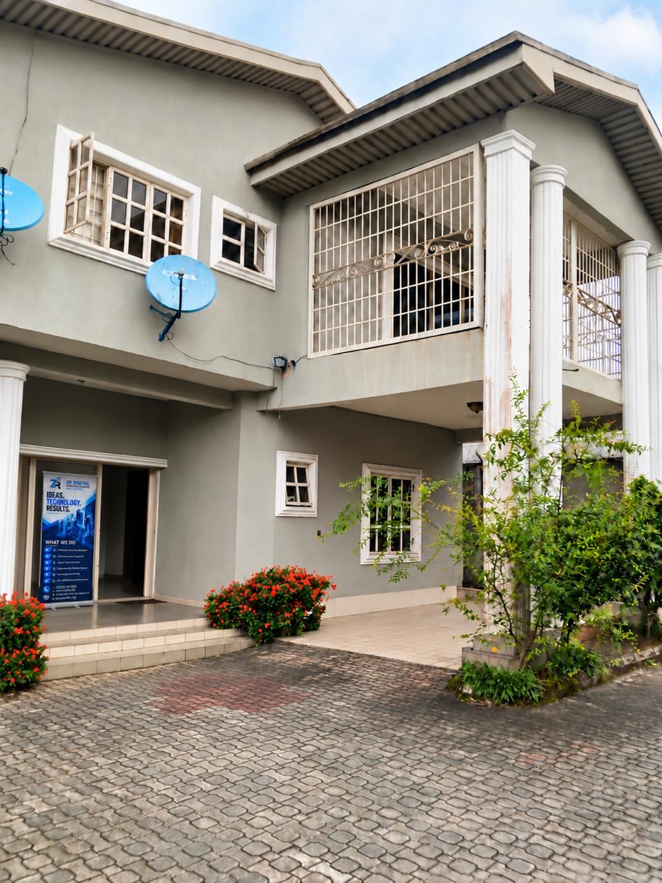 Exterior of the ZR Digital Services office in Port Harcourt